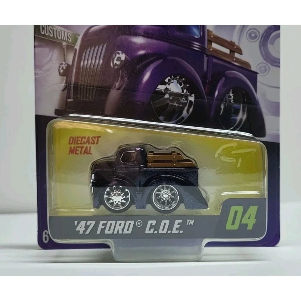 Car Tuned Series 10 Customs Street '47 Ford‎ C.O.E. #04 Purple 2026 Release Toy